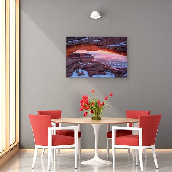 Tablou Canvas - Chiar Inainte De Rasarit, Marime: 40 x 60 cm - 4- Roveli