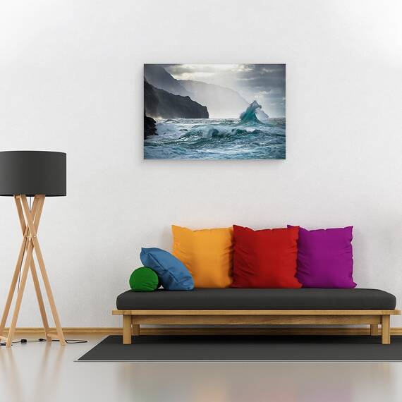 Tablou Canvas - Coasta, Marime: 40 x 60 cm - 2- Roveli