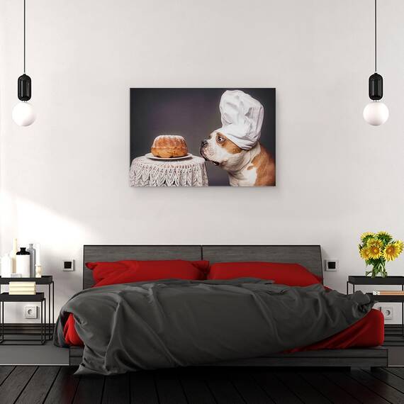 Tablou Canvas - Cofetarul Si Capodopera Sa, Marime: 40 x 60 cm - 3- Roveli