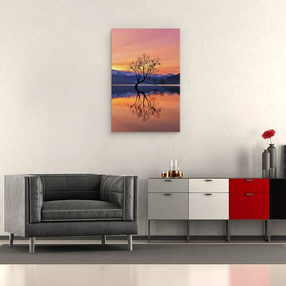 Tablou Canvas - Copacul Singuratic Nu E Singuratic, Marime: 40 x 60 cm - 2- Roveli