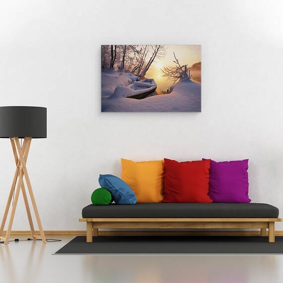 Tablou Canvas - Dimineata In Shatura, Marime: 40 x 60 cm - 2- Roveli