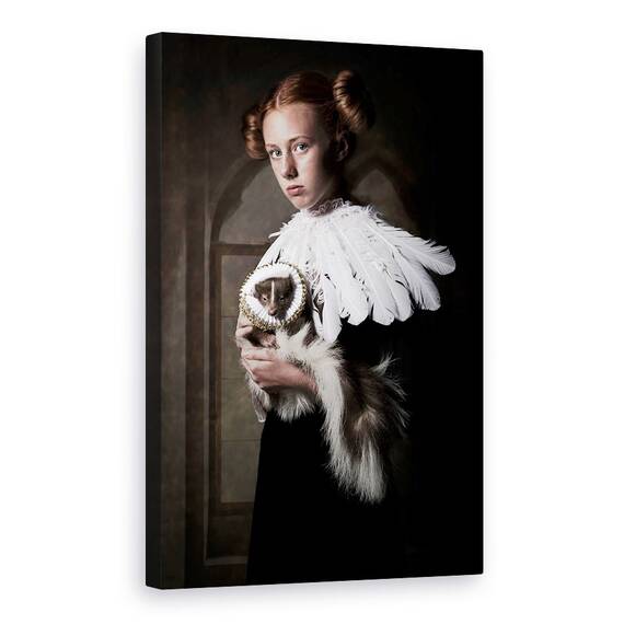 Tablou Canvas - Dragul Meu Prieten Sconcs, Marime: 40 x 60 cm - - Roveli