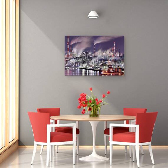 Tablou Canvas - E O Lume A Aburului, Marime: 40 x 60 cm - 4- Roveli