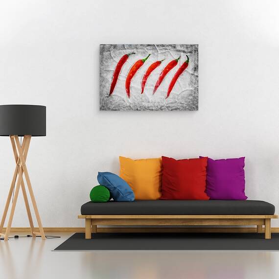 Tablou Canvas - Foc Congelat, Marime: 40 x 60 cm - 2- Roveli