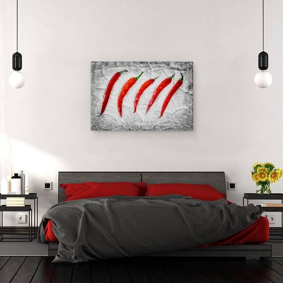 Tablou Canvas - Foc Congelat, Marime: 40 x 60 cm - 3- Roveli
