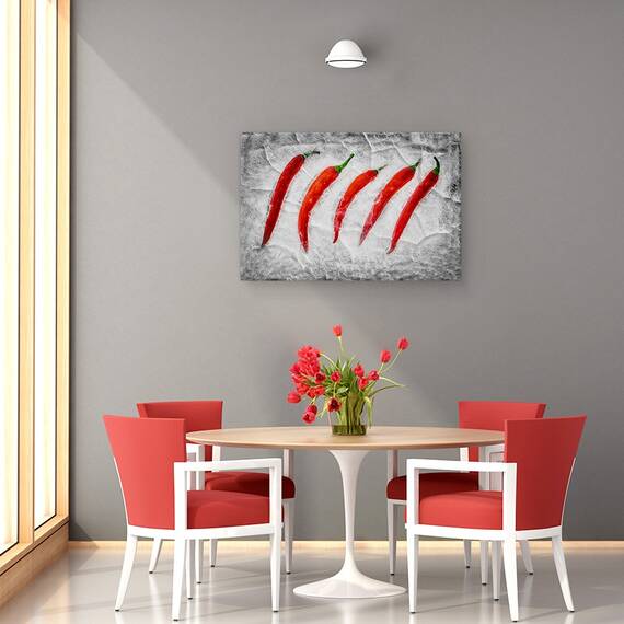 Tablou Canvas - Foc Congelat, Marime: 40 x 60 cm - 4- Roveli