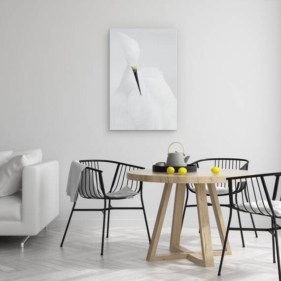 Tablou Canvas - Frumusete Alba, Marime: 40 x 60 cm - 4- Roveli