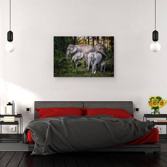 Tablou Canvas - Frunze Gustoase, Marime: 40 x 60 cm - 3- Roveli