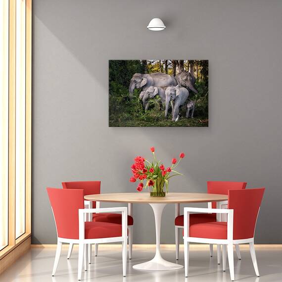 Tablou Canvas - Frunze Gustoase, Marime: 40 x 60 cm - 4- Roveli