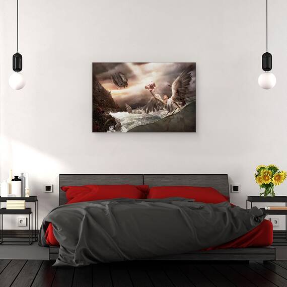 Tablou Canvas - Golful Ingerilor, Marime: 40 x 60 cm - 3- Roveli