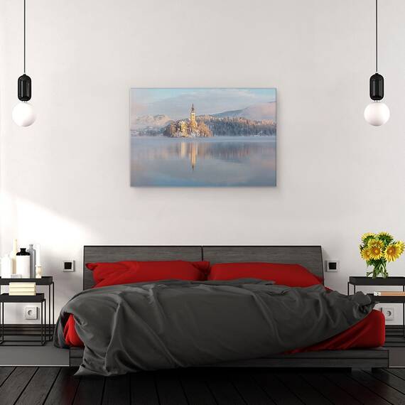 Tablou Canvas - Lacul Bled, Marime: 40 x 60 cm - 3- Roveli