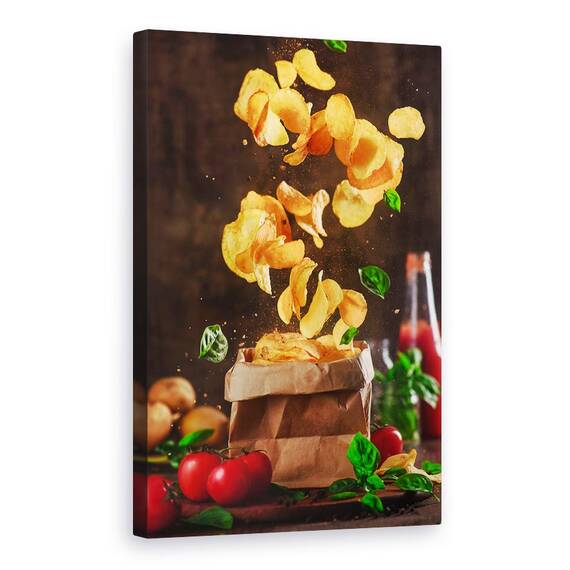 Tablou Canvas - Mancare Convenabila Pentru O Vreme Furtunoasa, Marime: 40 x 60 cm - - Roveli
