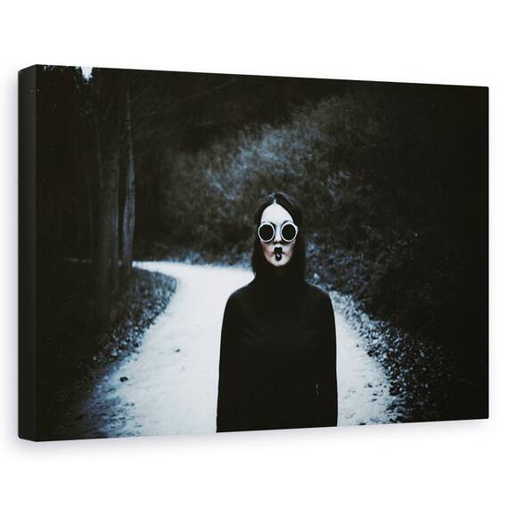 Tablou Canvas - Negru, Marime: 40 x 60 cm - - Roveli