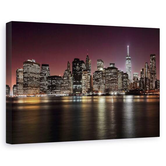Tablou Canvas - Nyc Skyline, Marime: 40 x 60 cm - - Roveli