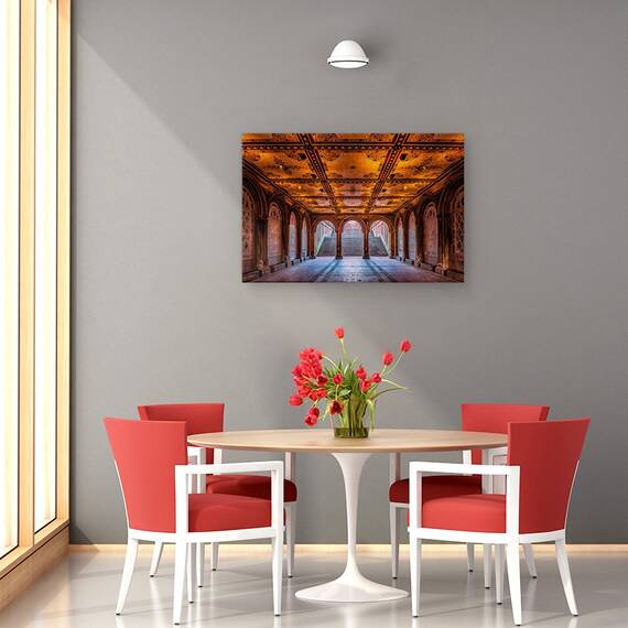 Tablou Canvas - O Plimbare In Parc, Marime: 40 x 60 cm - 4- Roveli