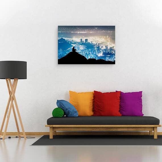 Tablou Canvas - Observand Orasul, Marime: 40 x 60 cm - 2- Roveli