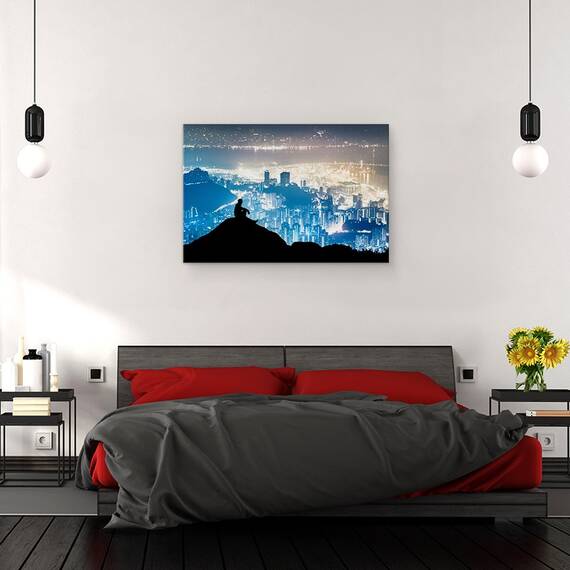 Tablou Canvas - Observand Orasul, Marime: 40 x 60 cm - 3- Roveli