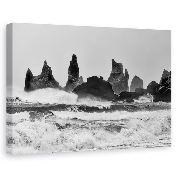 Tablou Canvas - Plaja Furtunoasa, Marime: 40 x 60 cm - - Roveli
