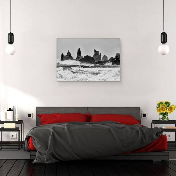 Tablou Canvas - Plaja Furtunoasa, Marime: 40 x 60 cm - 3- Roveli