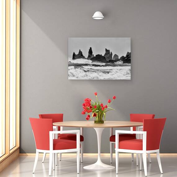 Tablou Canvas - Plaja Furtunoasa, Marime: 40 x 60 cm - 4- Roveli