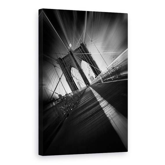 Tablou Canvas - Podul Brooklyn, Marime: 40 x 60 cm - - Roveli