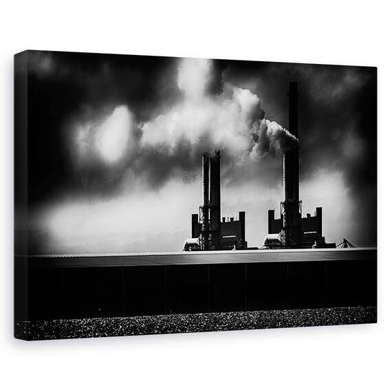 Tablou Canvas - Poluare, Marime: 40 x 60 cm - - Roveli