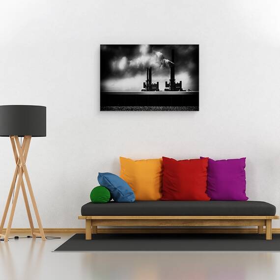 Tablou Canvas - Poluare, Marime: 40 x 60 cm - 2- Roveli