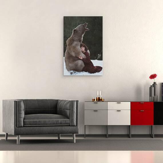 Tablou Canvas - Prietenul Meu Cel Mare, Marime: 40 x 60 cm - 2- Roveli