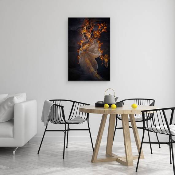 Tablou Canvas - Printesa Focului, Marime: 40 x 60 cm - 4- Roveli