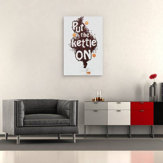 Tablou Canvas - Pune Ceainicul Pe Foc, Marime: 40 x 60 cm - 2- Roveli