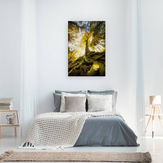 Tablou Canvas - Ramas Bun De La O Frunza, Marime: 40 x 60 cm - 3- Roveli