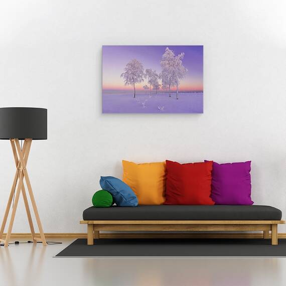 Tablou Canvas - Seara De Ianuarie, Marime: 40 x 60 cm - 2- Roveli
