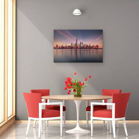Tablou Canvas - Sudul Manhatanului In Amurg, Marime: 40 x 60 cm - 4- Roveli