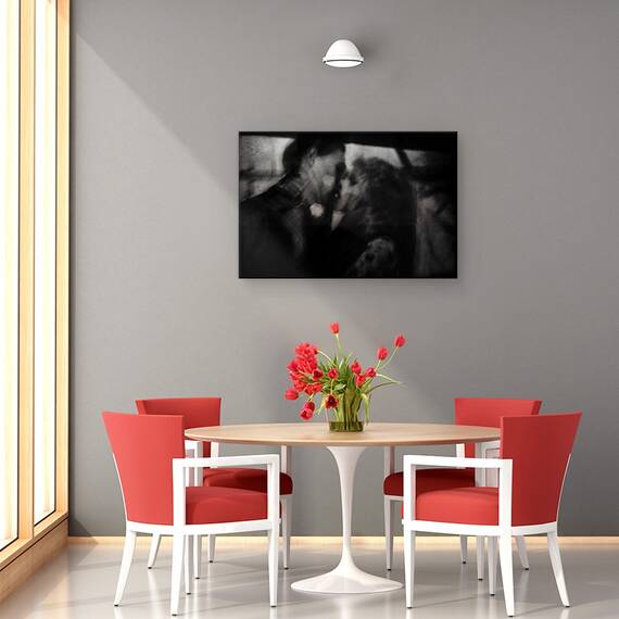Tablou Canvas - Umbre (Sarutul), Marime: 40 x 60 cm - 4- Roveli