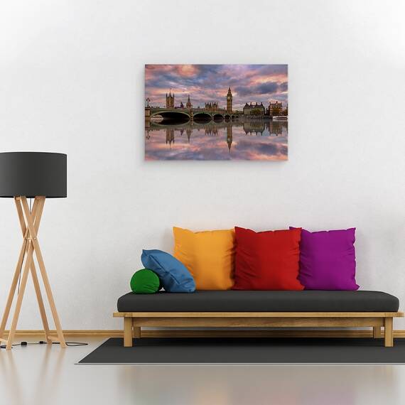 Tablou Canvas - Un Apus Memorabil, Marime: 40 x 60 cm - 2- Roveli
