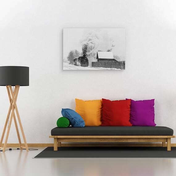 Tablou Canvas - Vechiul Tren Hutulca, Marime: 40 x 60 cm - 2- Roveli