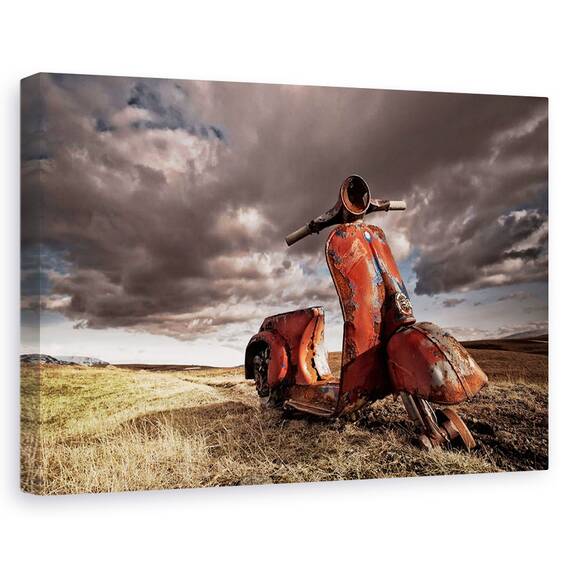Tablou Canvas - Vespa, Marime: 40 x 60 cm - - Roveli