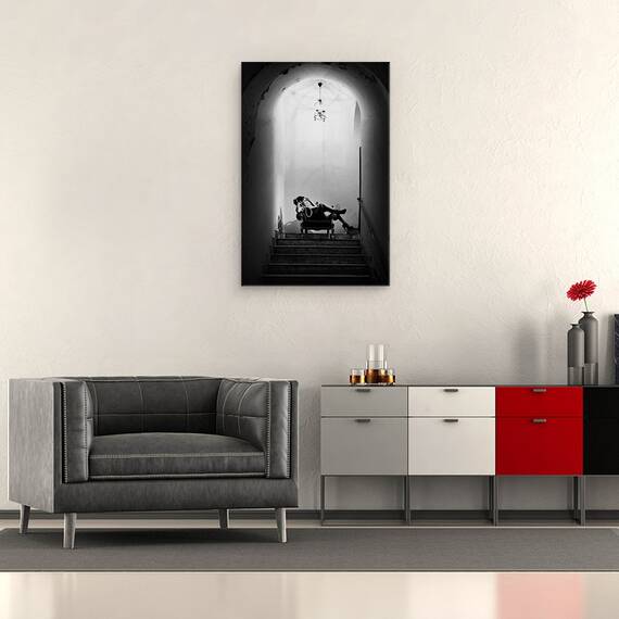 Tablou Canvas - Alb-Negru, Marime: 40 x 60 cm - 2- Roveli