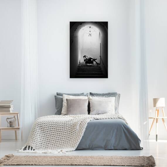 Tablou Canvas - Alb-Negru, Marime: 40 x 60 cm - 3- Roveli