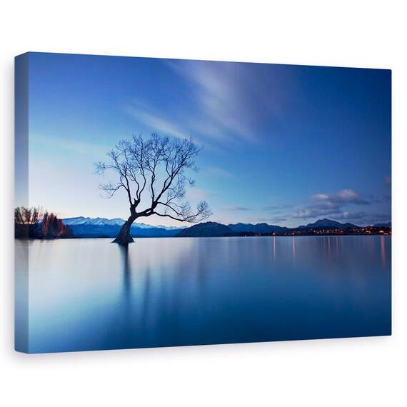 Tablou Canvas - Amurg In Wanaka, Marime: 40 x 60 cm - - Roveli