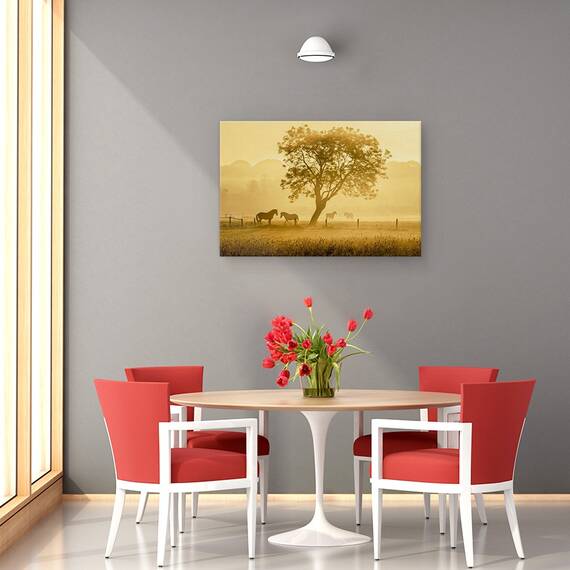 Tablou Canvas - Caii De Aur, Marime: 40 x 60 cm - 4- Roveli