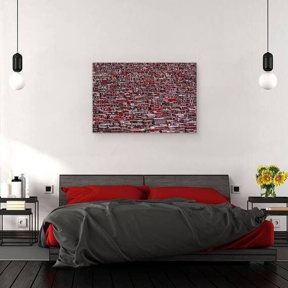 Tablou Canvas - Case Rosii, Marime: 40 x 60 cm - 3- Roveli