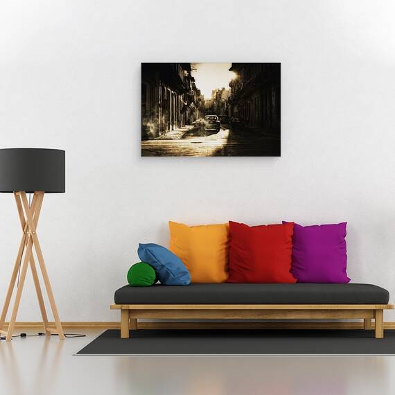 Tablou Canvas - Dimineata Mistica In Havana, Marime: 40 x 60 cm - 2- Roveli