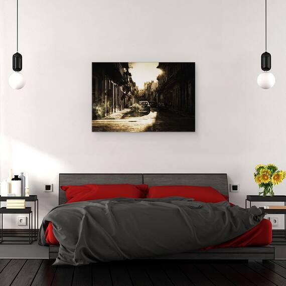 Tablou Canvas - Dimineata Mistica In Havana, Marime: 40 x 60 cm - 3- Roveli