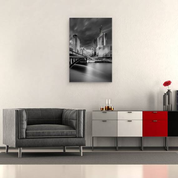 Tablou Canvas - Districtul Financiar, Marime: 40 x 60 cm - 2- Roveli