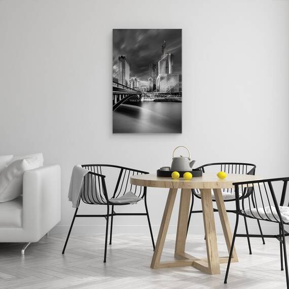 Tablou Canvas - Districtul Financiar, Marime: 40 x 60 cm - 4- Roveli