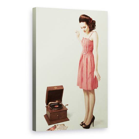 Tablou Canvas - Fata Frumoasa, Marime: 40 x 60 cm - - Roveli