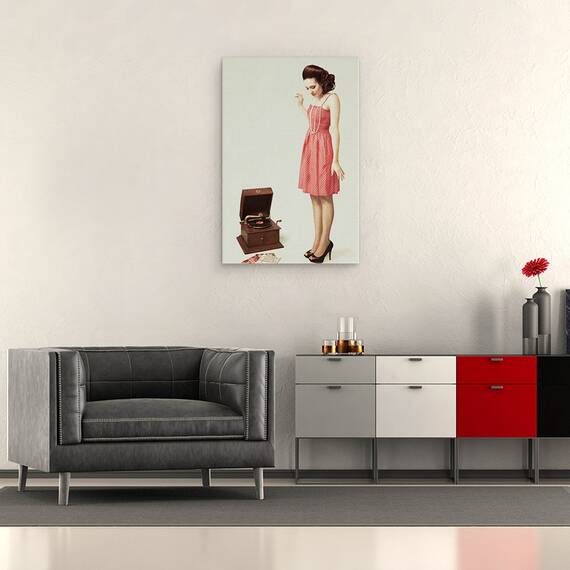 Tablou Canvas - Fata Frumoasa, Marime: 40 x 60 cm - 2- Roveli