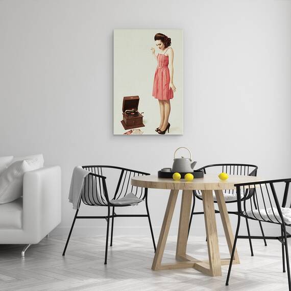 Tablou Canvas - Fata Frumoasa, Marime: 40 x 60 cm - 4- Roveli