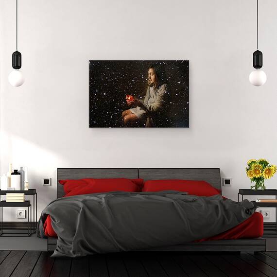 Tablou Canvas - Fetita Cu Chibrituri, Marime: 40 x 60 cm - 4- Roveli